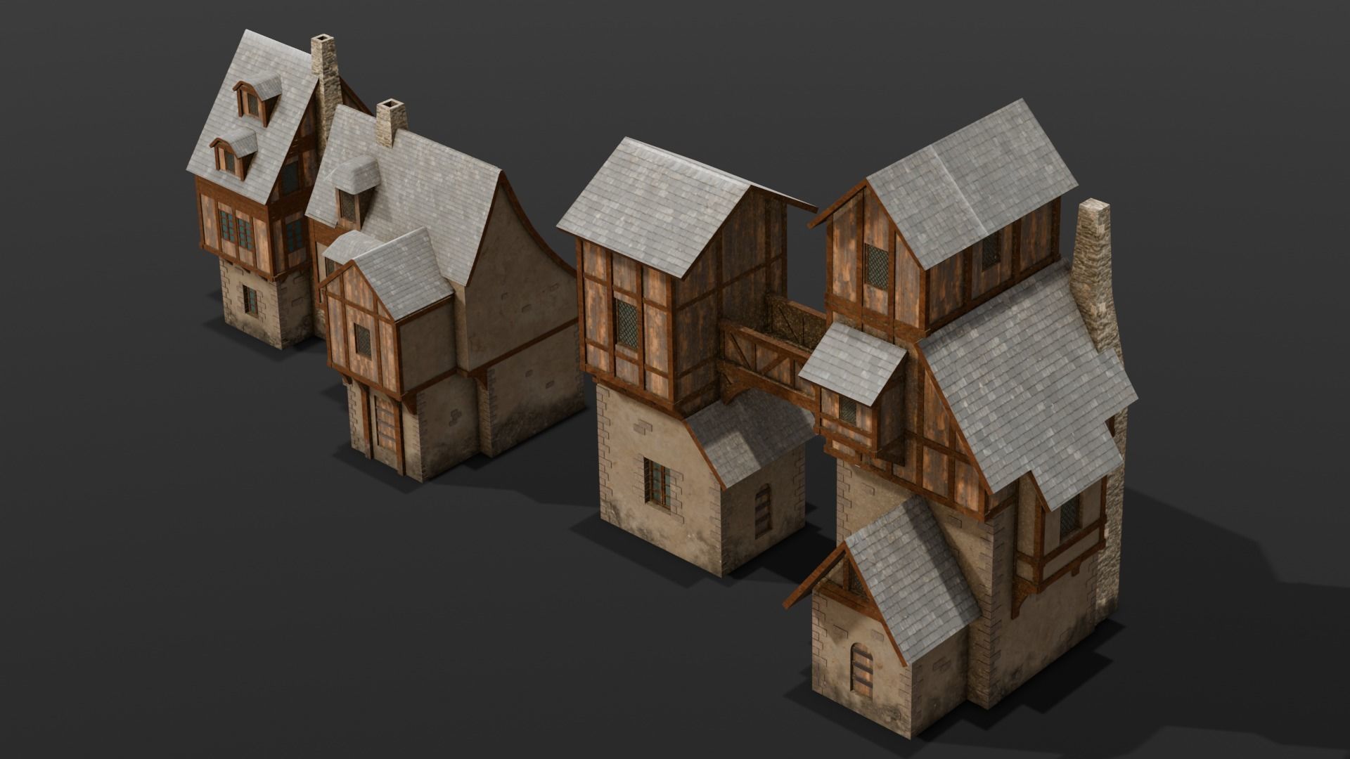 House Pack 3D Model Low-poly 3D model_20