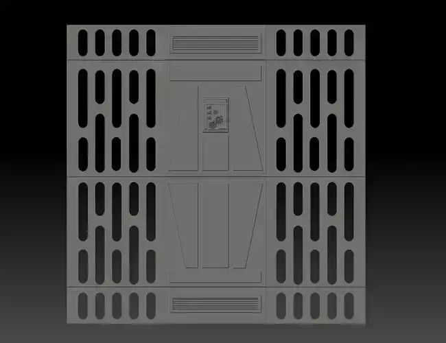 Star Wars Death Star interior wall panels for Detolf