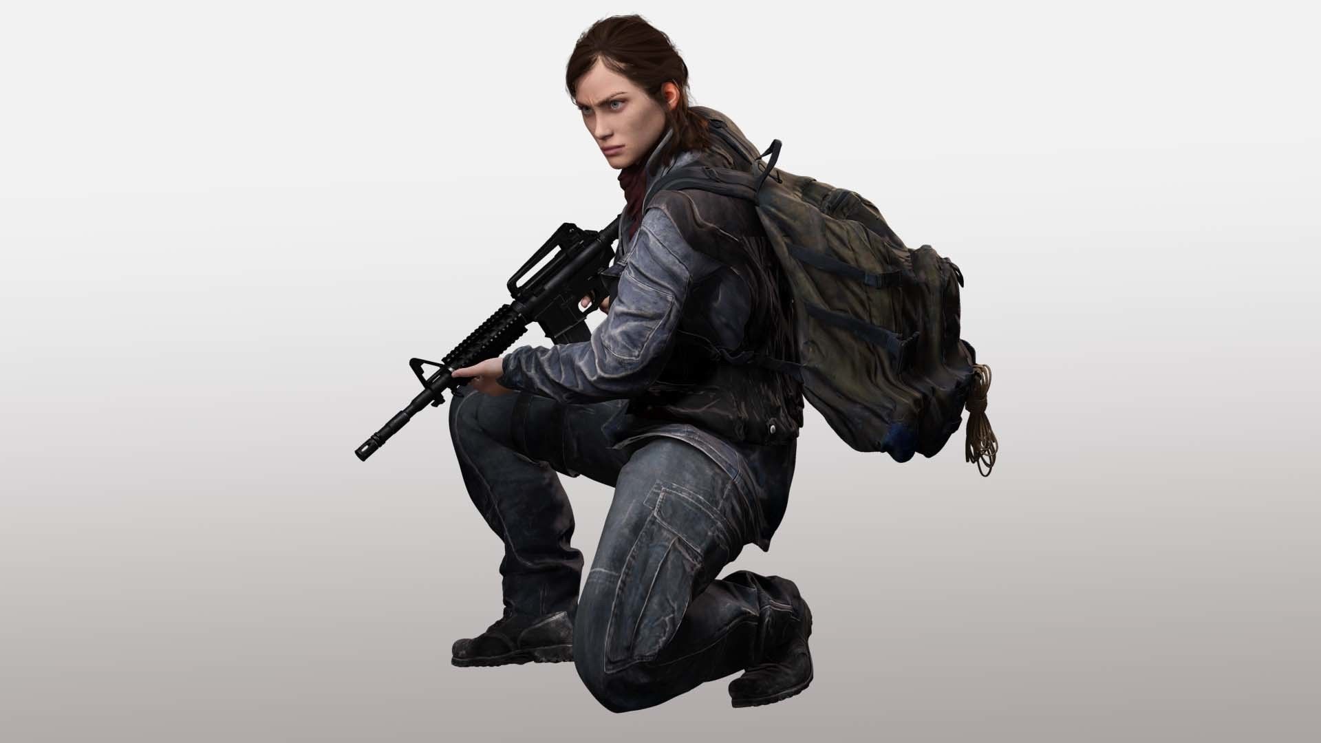 Stella In Civil War Clothing Low-poly 3D model_3