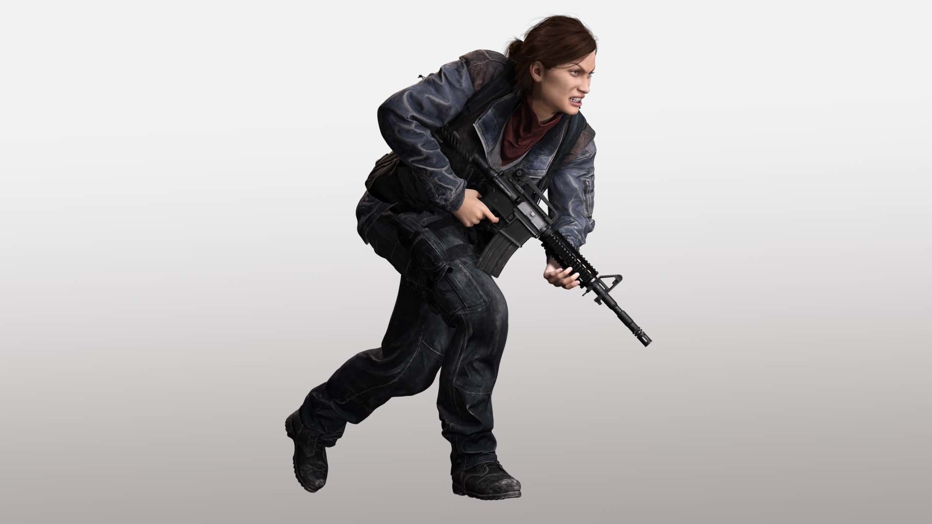 Stella In Civil War Clothing Low-poly 3D model_4