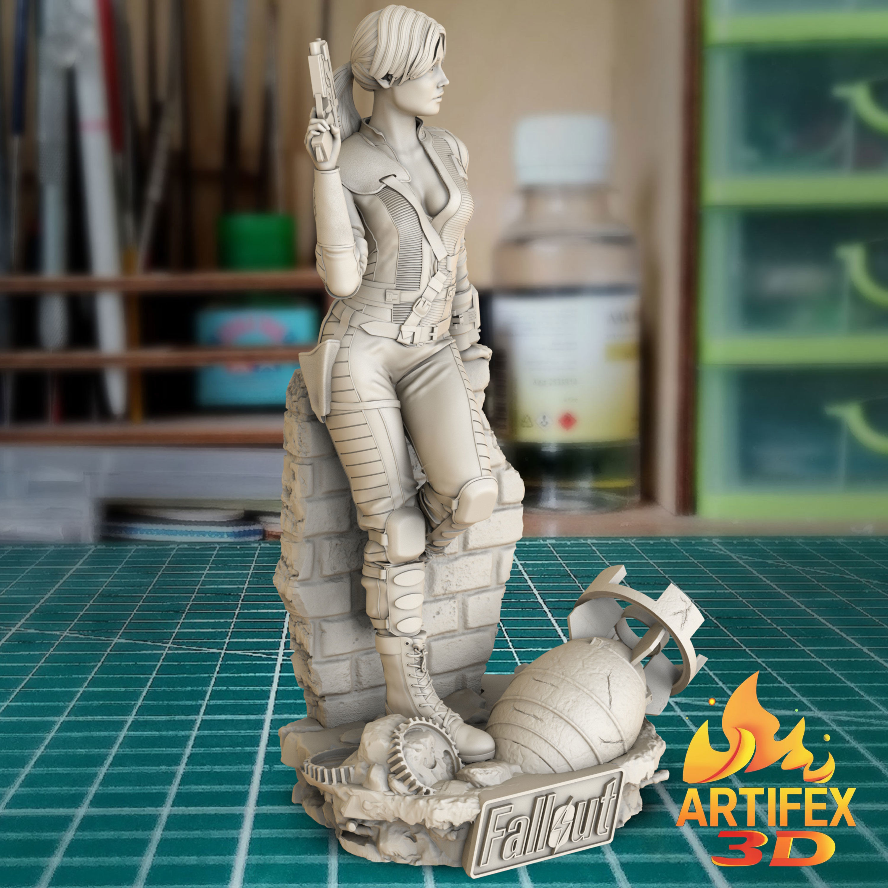 Fallout Lucy  3D print model_1
