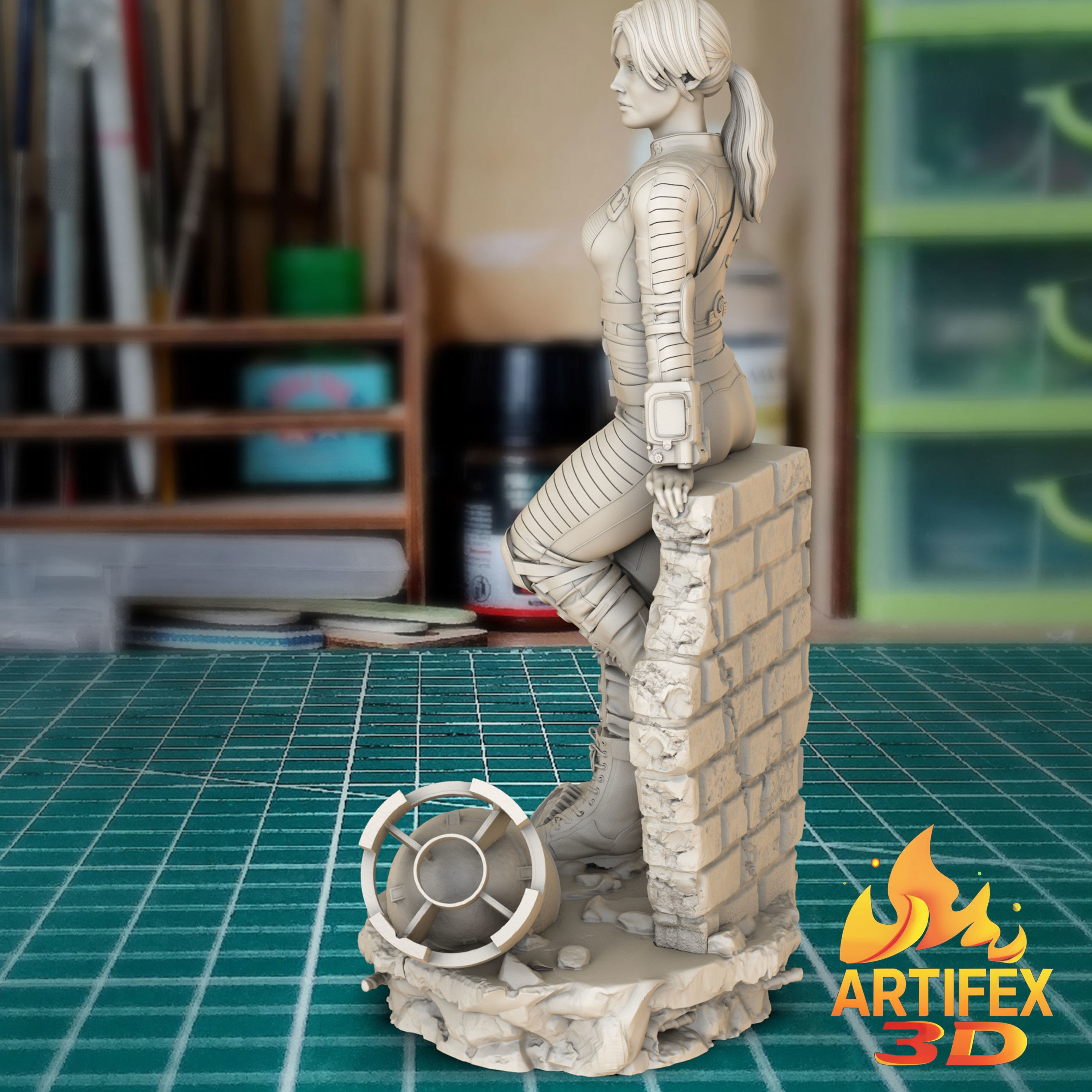 Fallout Lucy  3D print model_3