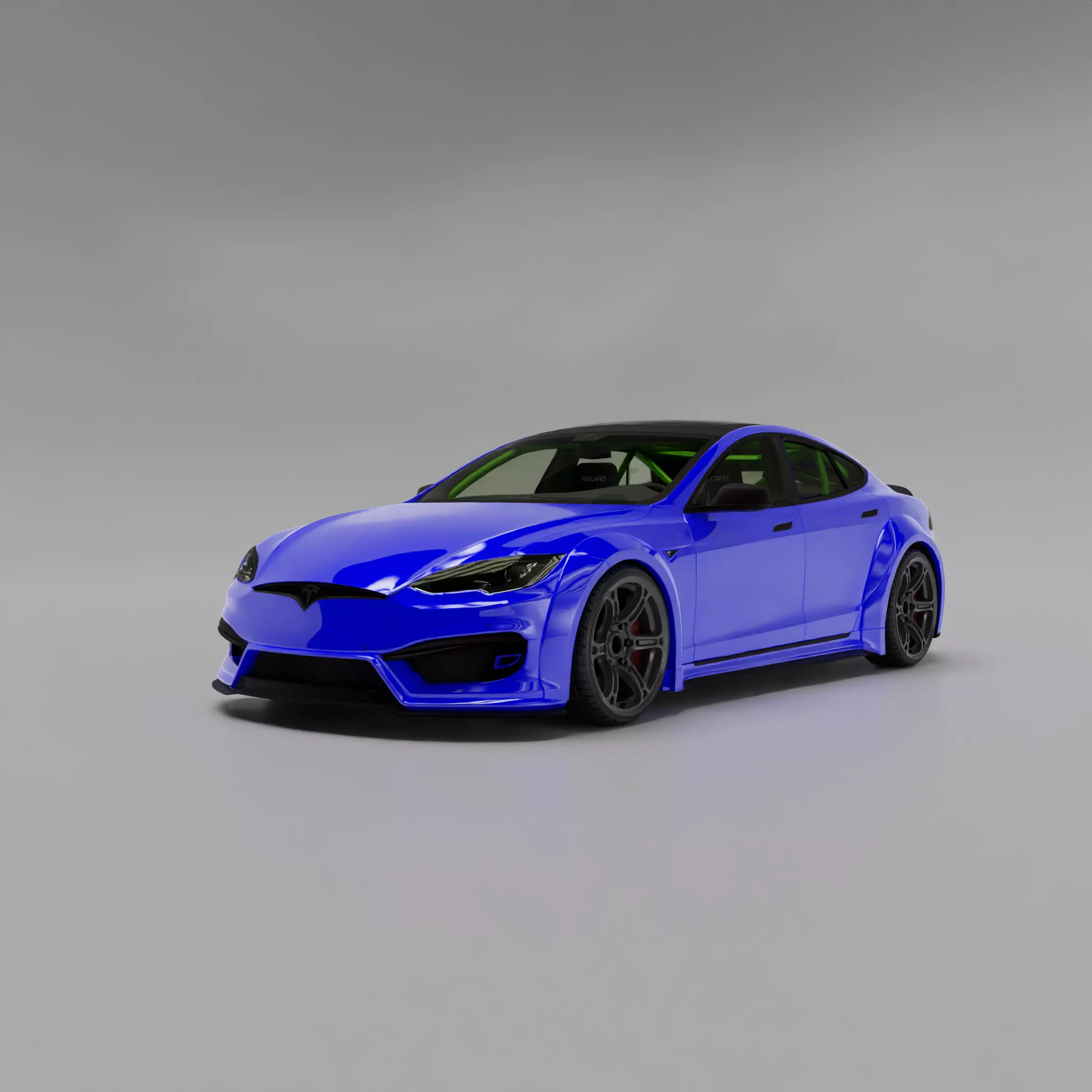 Tesla Model S Prior Design 3D model_0