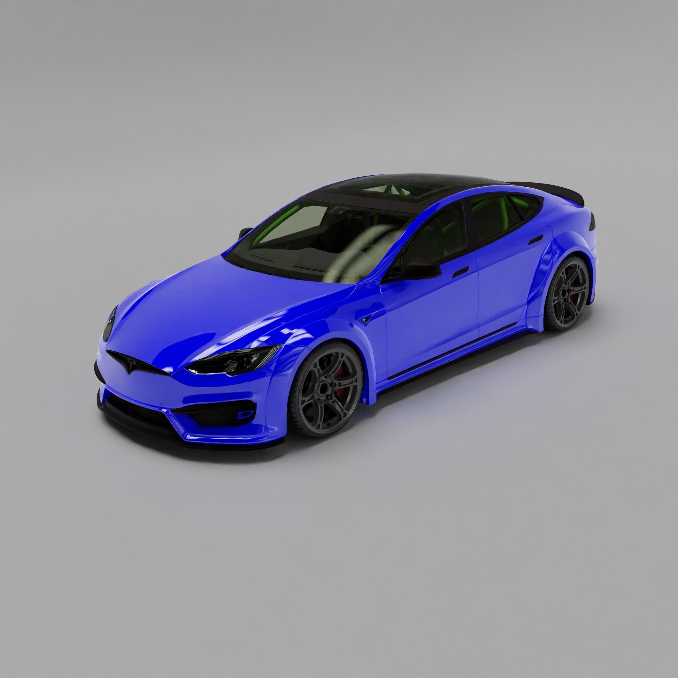 Tesla Model S Prior Design 3D model_1