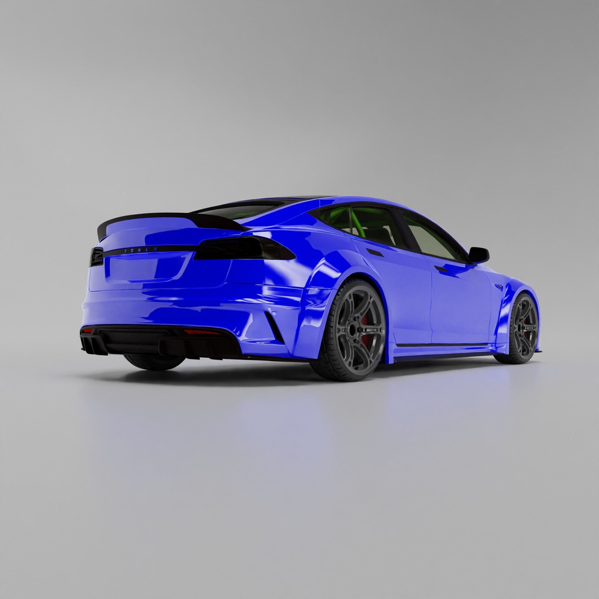 Tesla Model S Prior Design 3D model_3