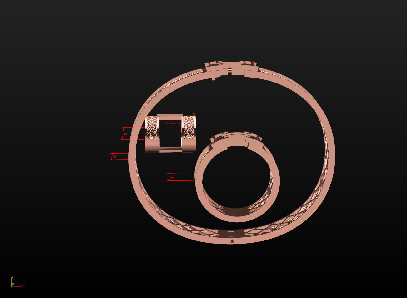 hermes set  3D print model_2