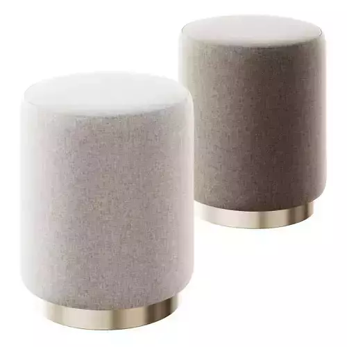 Camden Brass Base Stool by Footstools and More