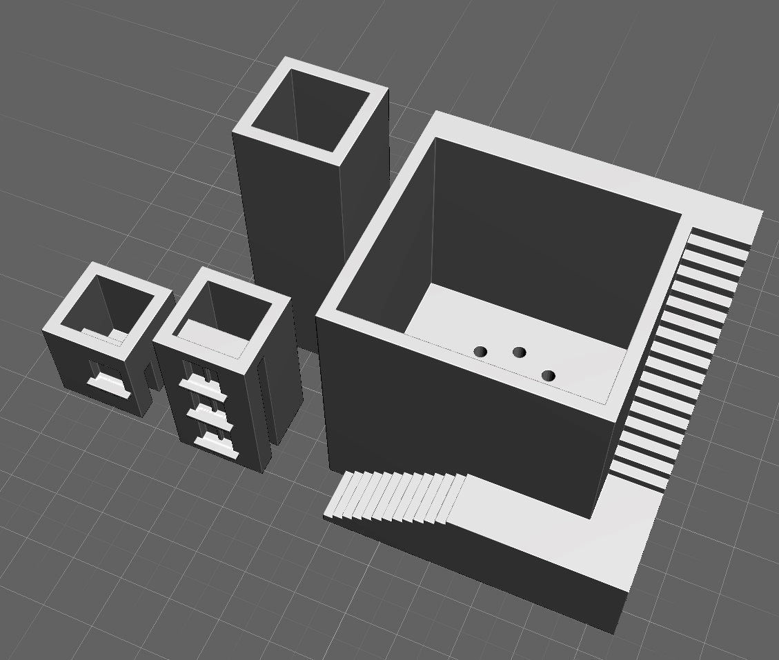 Lulino Mini House Pot Free 3D print model_6