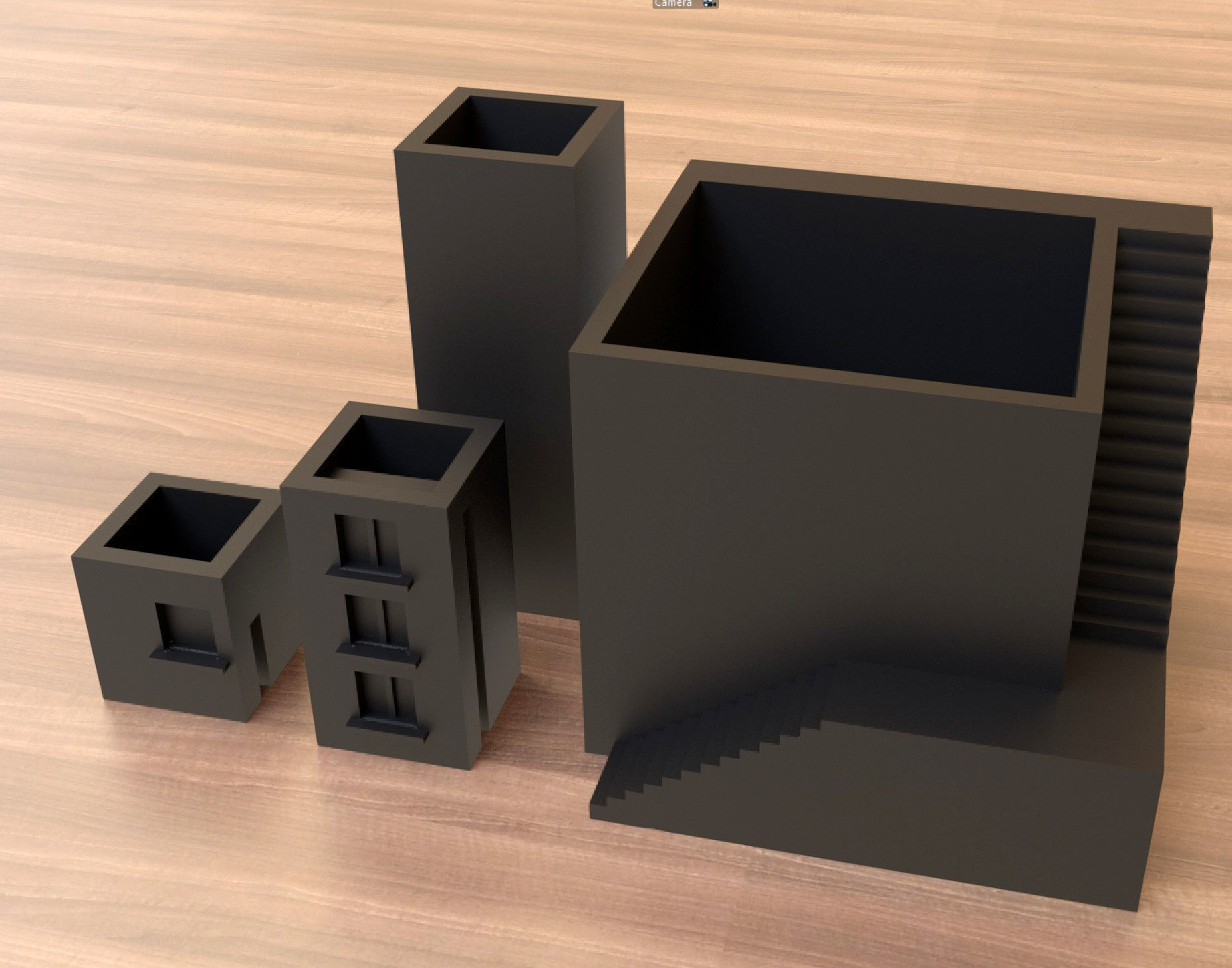 Lulino Mini House Pot Free 3D print model_2