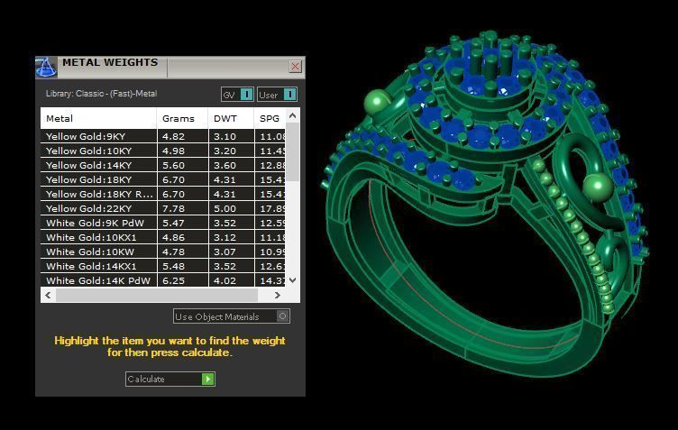 stylish ring for daimonds 3D print model_14