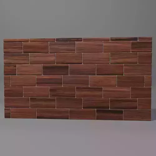 Redwood Wood Mosaic Tile wall panel