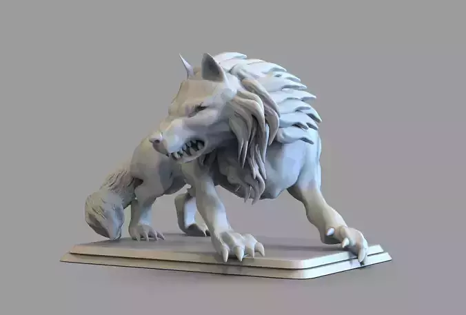 Wolf Sculpture
