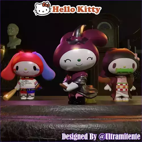 MY MELODY PACK II Witch - Harley Quinn - Nezuko