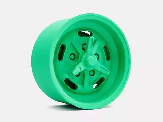15x8 Kidney Bean Wheel and Brake 3D print model