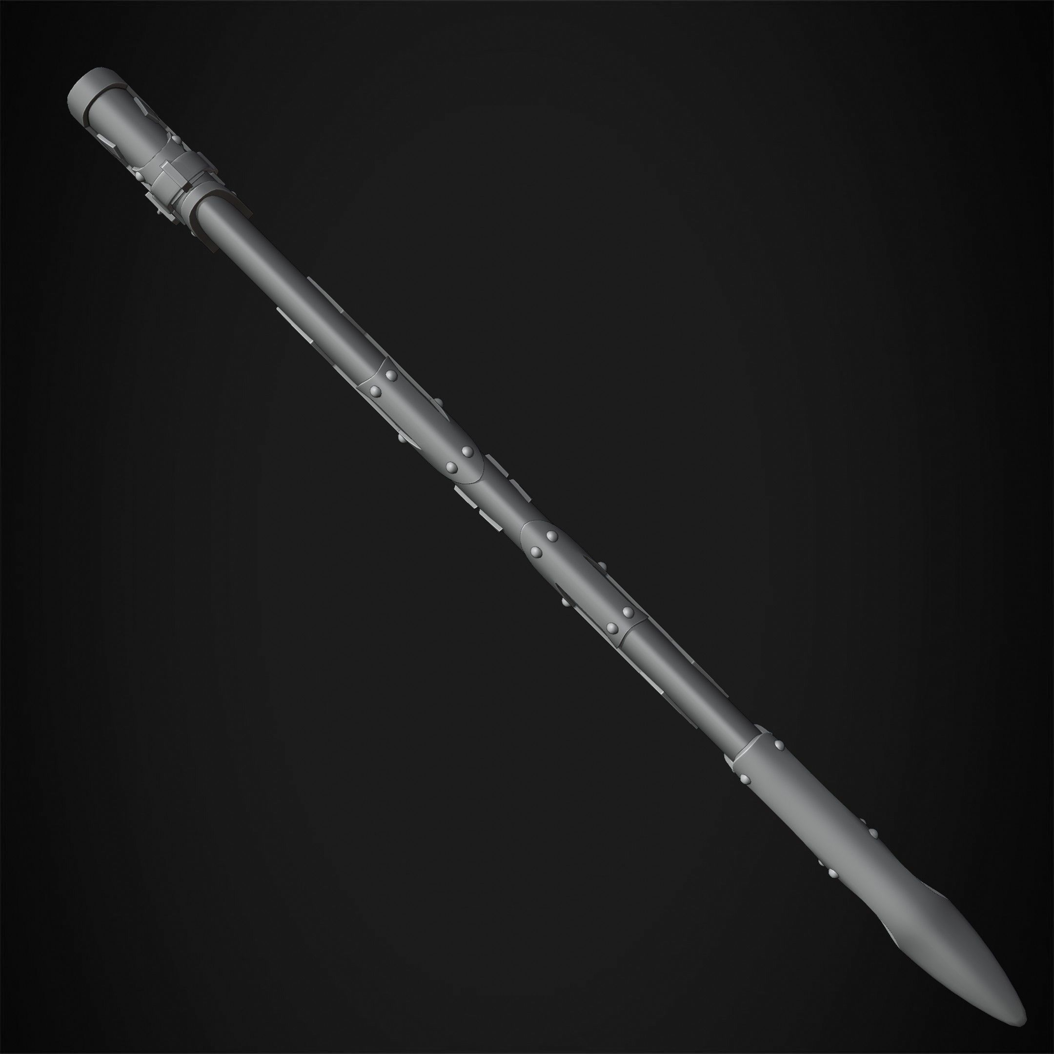 Zelda Tears of the Kingdom Link Master Scabbard for Cosplay 3D print model_14