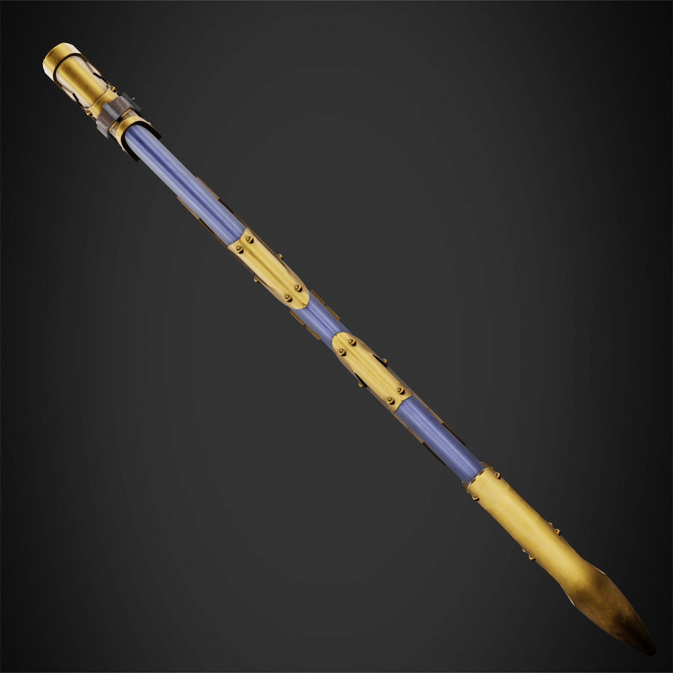 Zelda Tears of the Kingdom Link Master Scabbard for Cosplay 3D print model_8