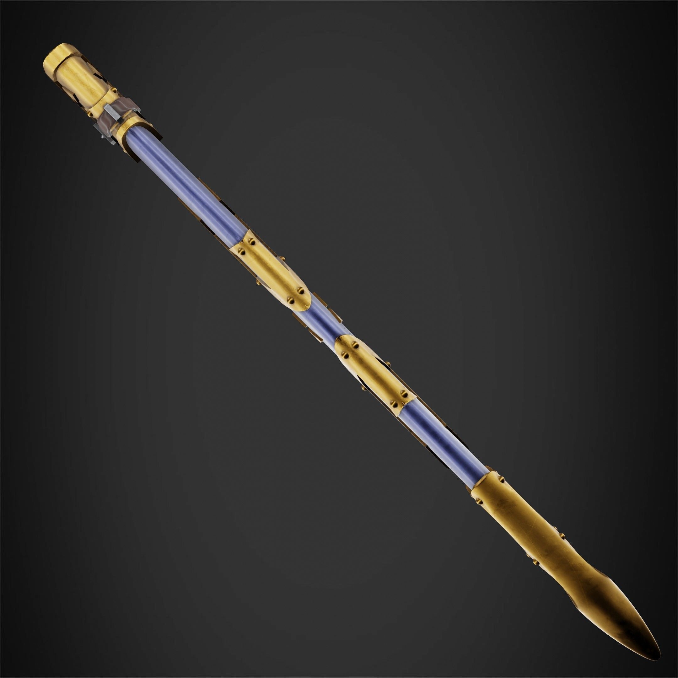 Zelda Tears of the Kingdom Link Master Scabbard for Cosplay 3D print model_4