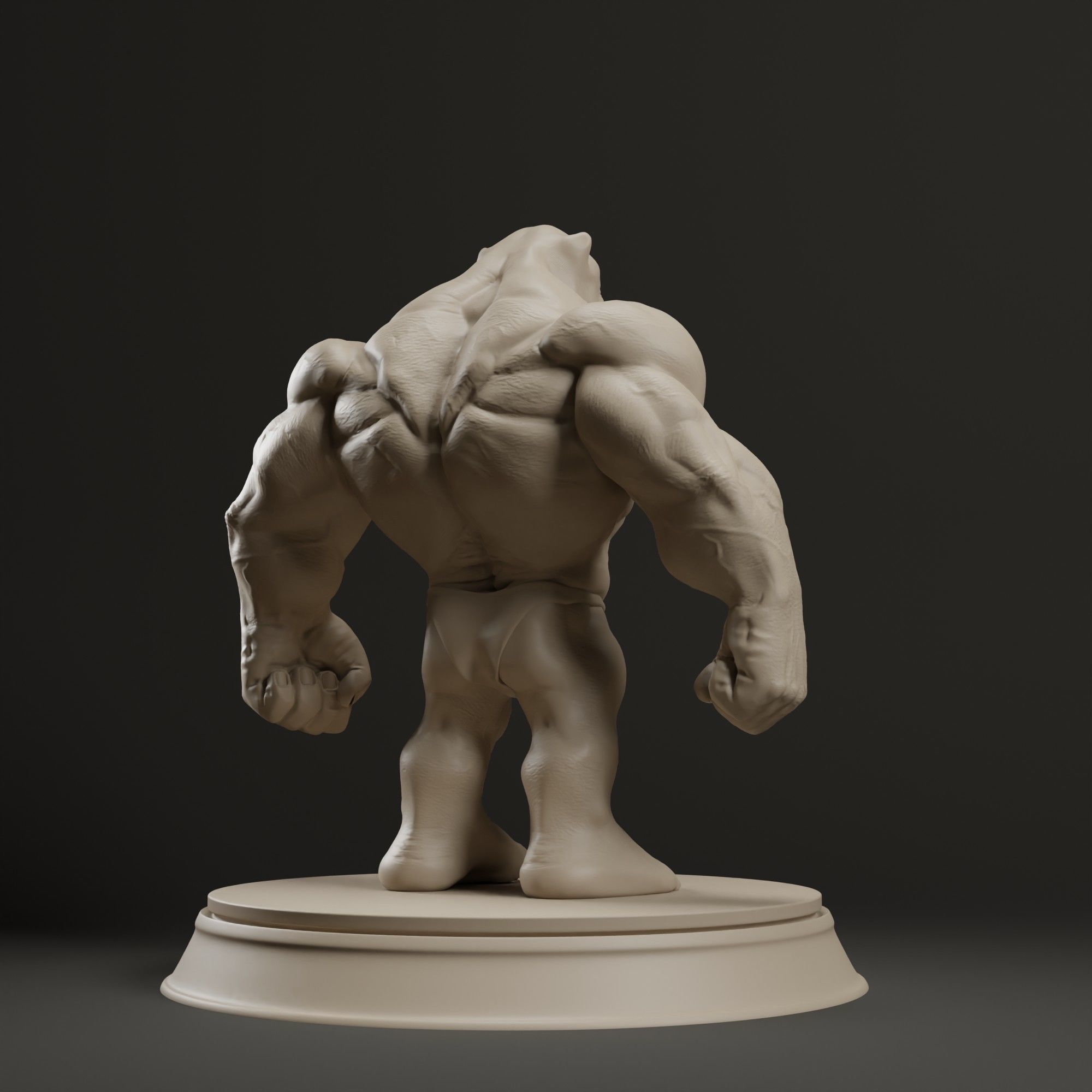 Bodybuilder Boss Dog 3D print model_15
