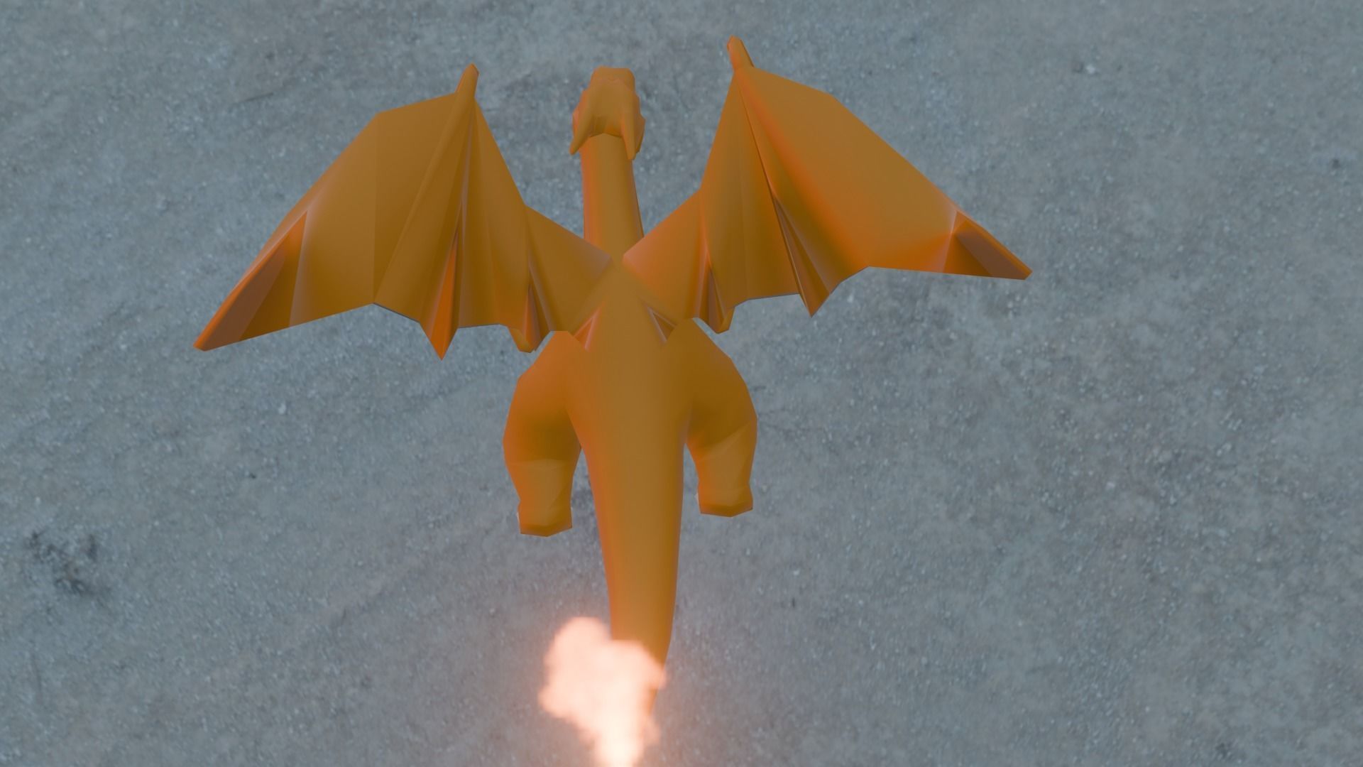 Charizard Low-poly 3D model_11