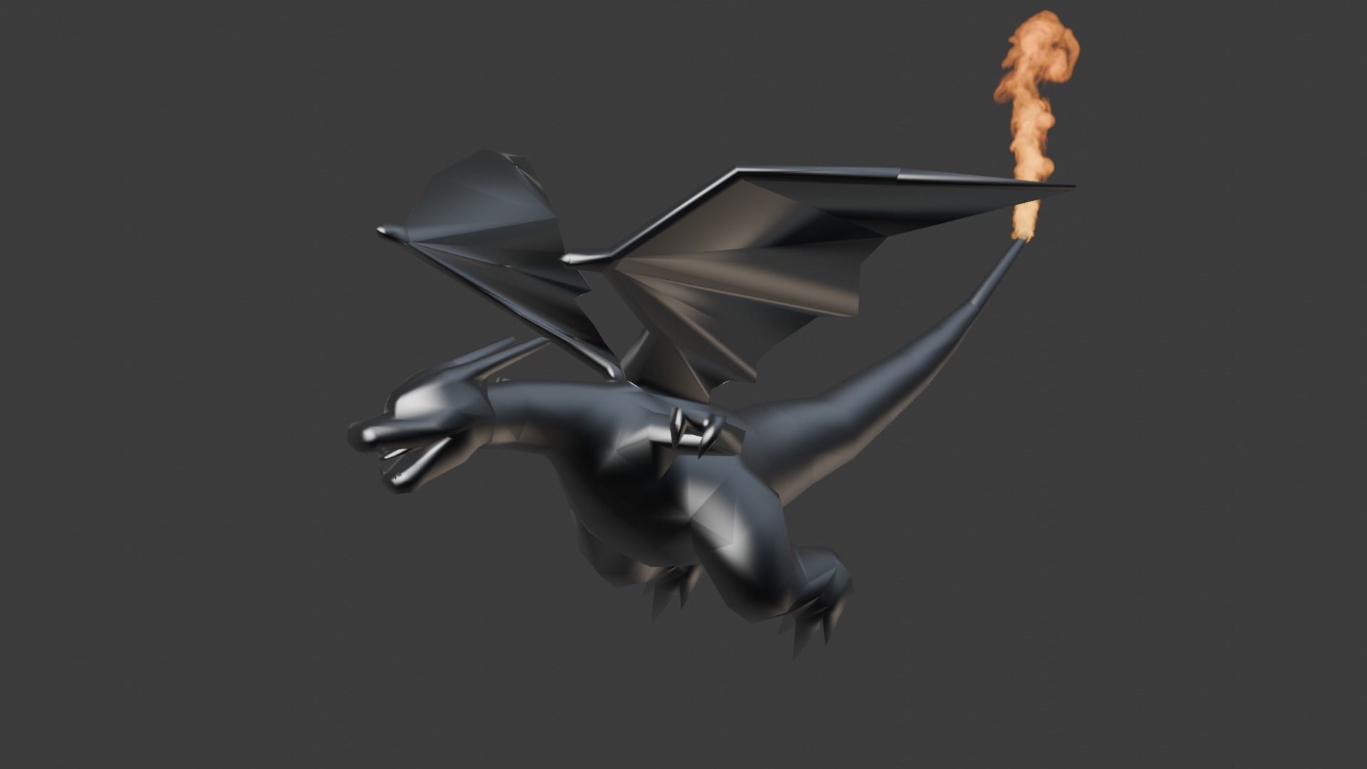 Charizard Low-poly 3D model_12