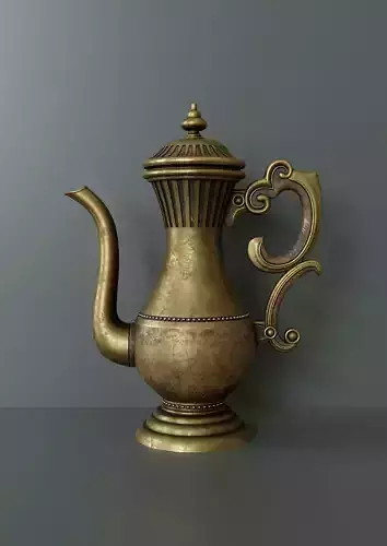 Antique brass jug 1