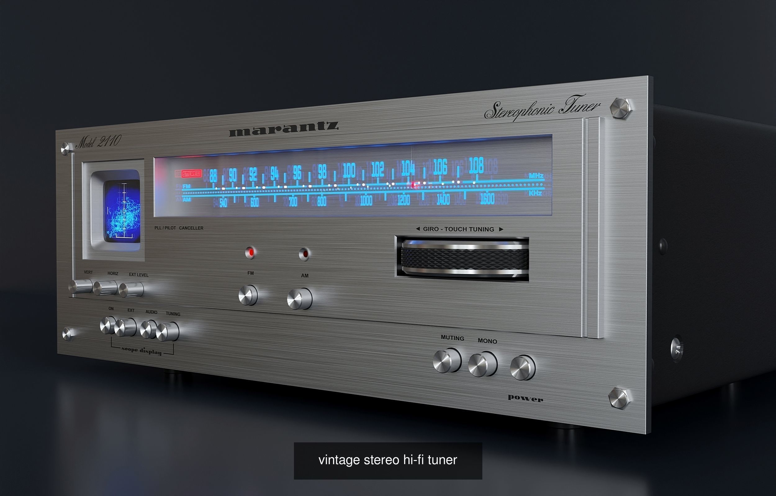 Hi-Fi Tower Marantz 3D Model Collection_5