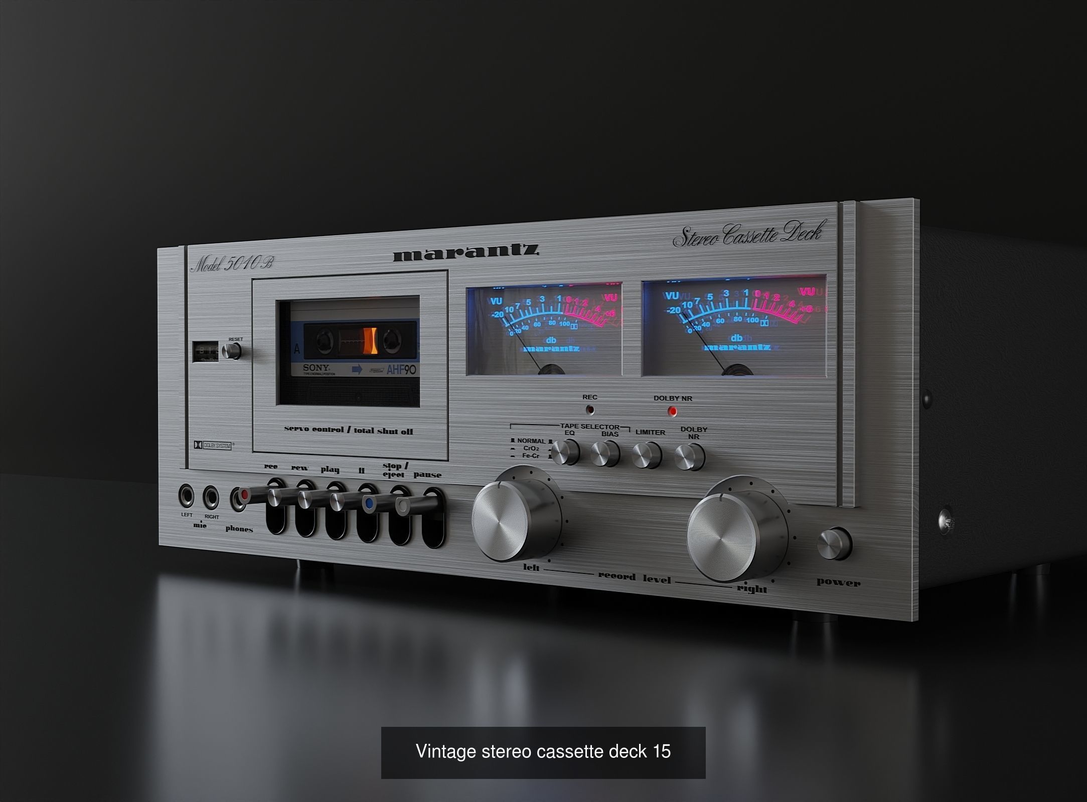 Hi-Fi Tower Marantz 3D Model Collection_4
