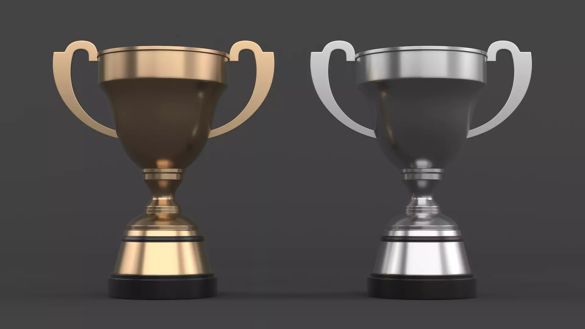 Trophy Cups 3D model_0