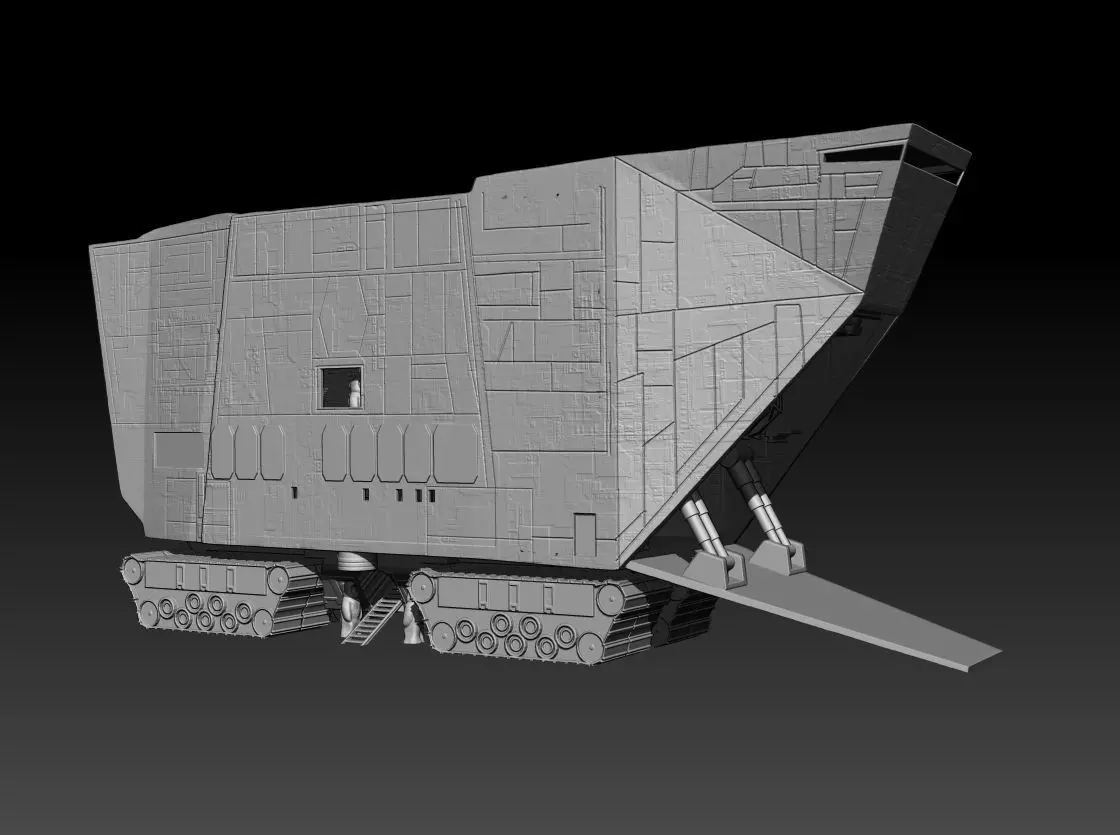 Jawa Sand Crawler 3D print model_0