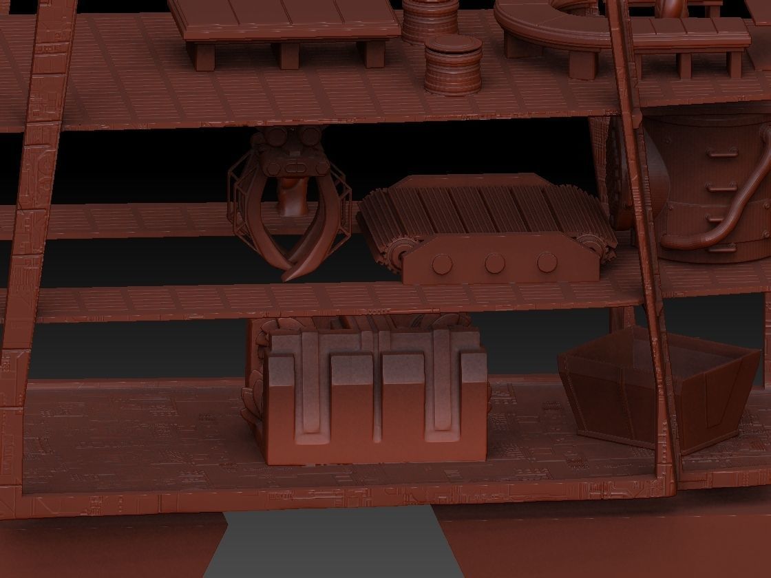 Jawa Sand Crawler 3D print model_17
