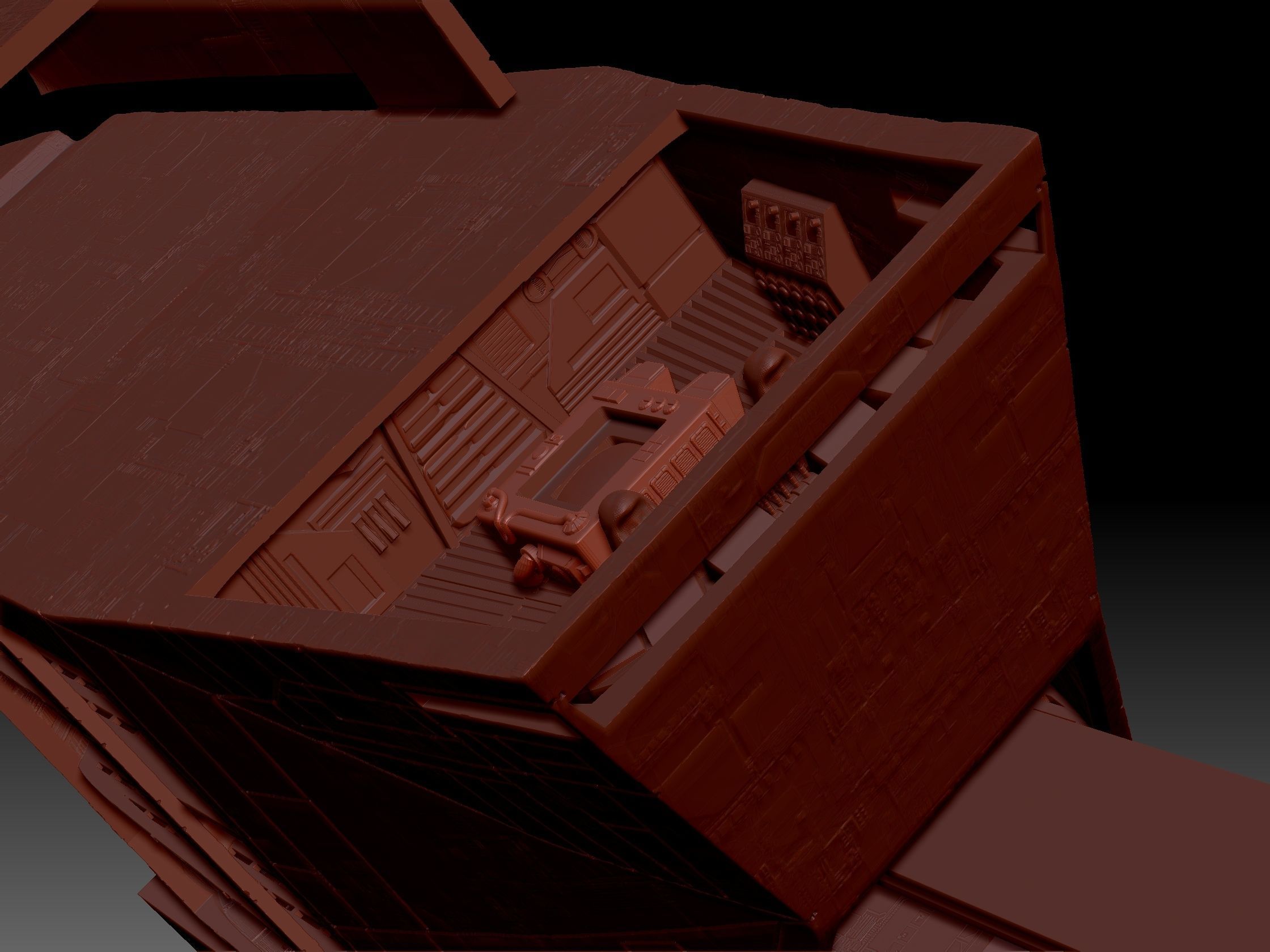 Jawa Sand Crawler 3D print model_8
