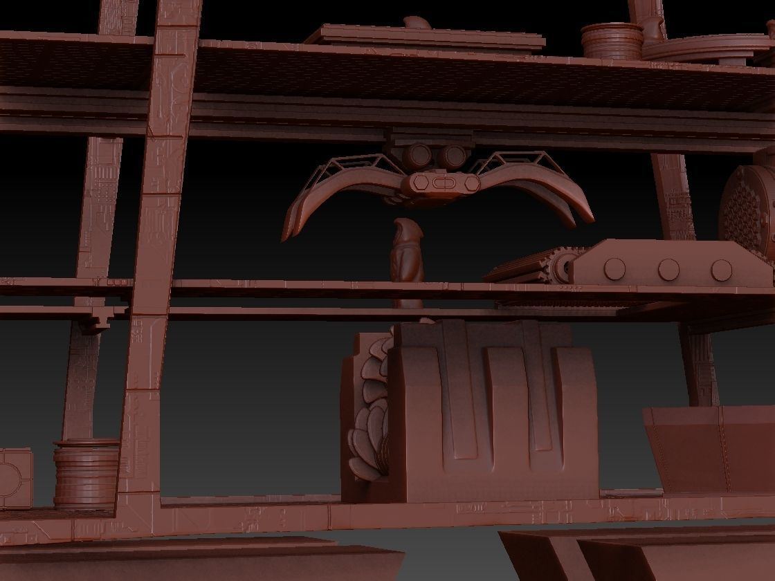 Jawa Sand Crawler 3D print model_16