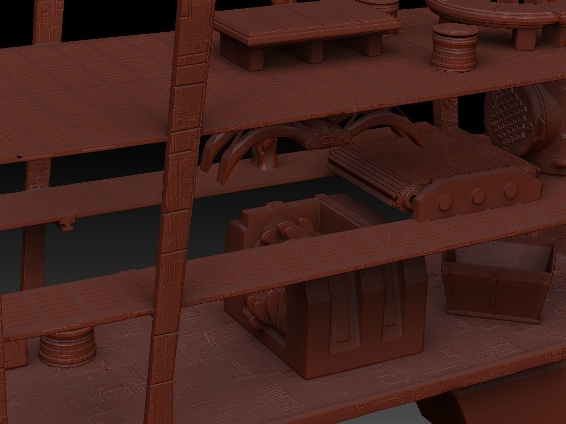 Jawa Sand Crawler 3D print model_15