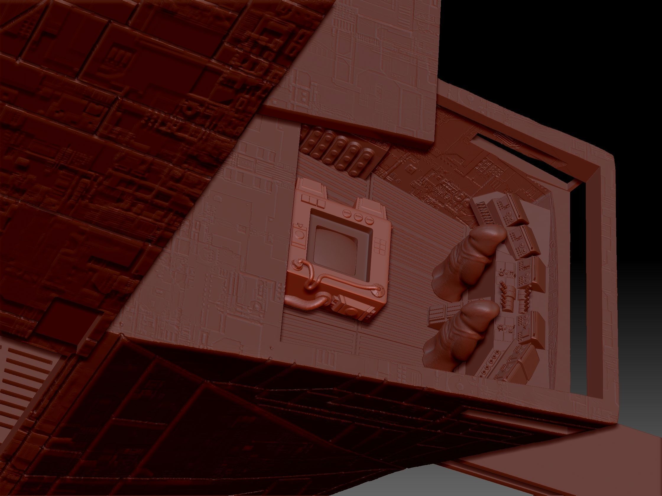 Jawa Sand Crawler 3D print model_7
