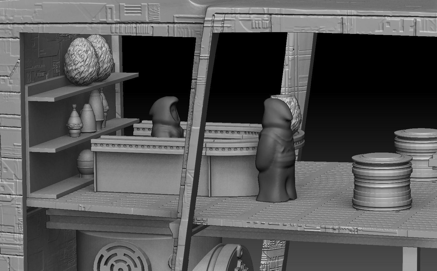 Jawa Sand Crawler 3D print model_21