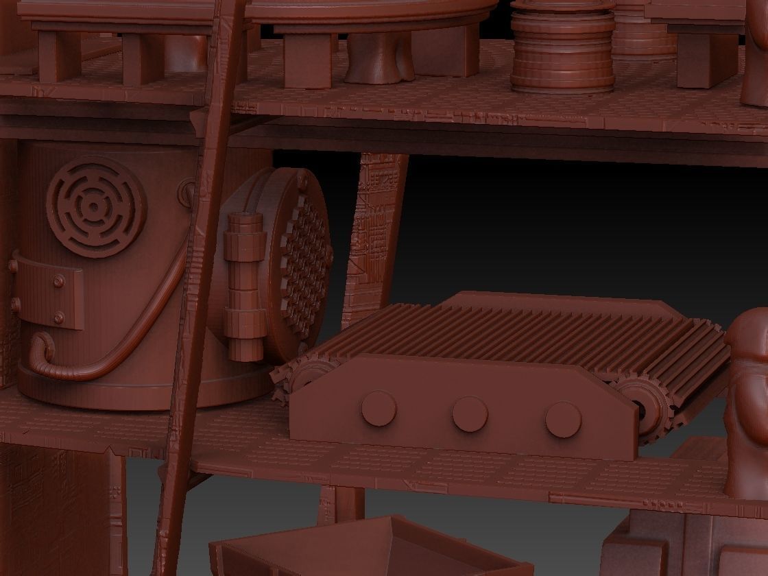 Jawa Sand Crawler 3D print model_13