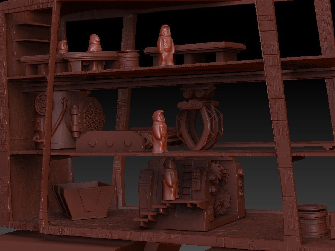 Jawa Sand Crawler 3D print model_18