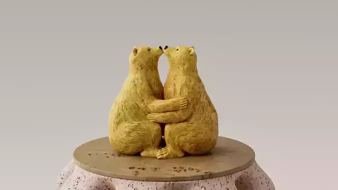 ESCULTURA - ARTE CONTEMPORANEO - OSOS 3D print model