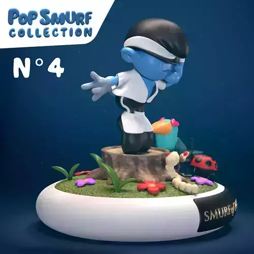 The Smurf of Pop   3D print model 3D print model