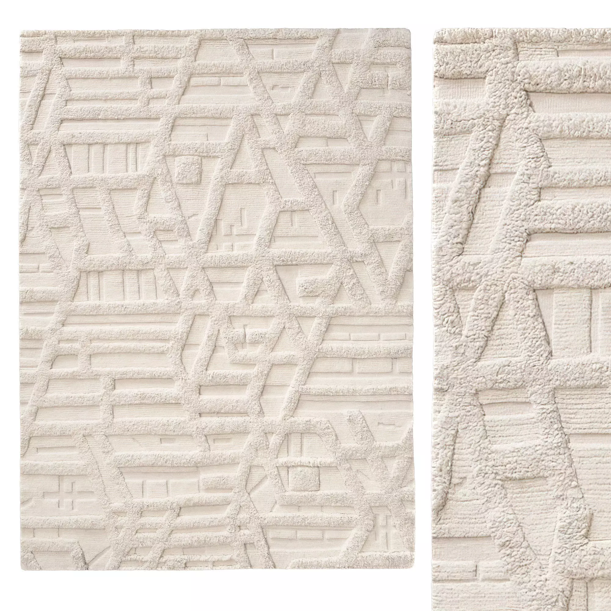 RIAN WOOL RUG 3D model_0