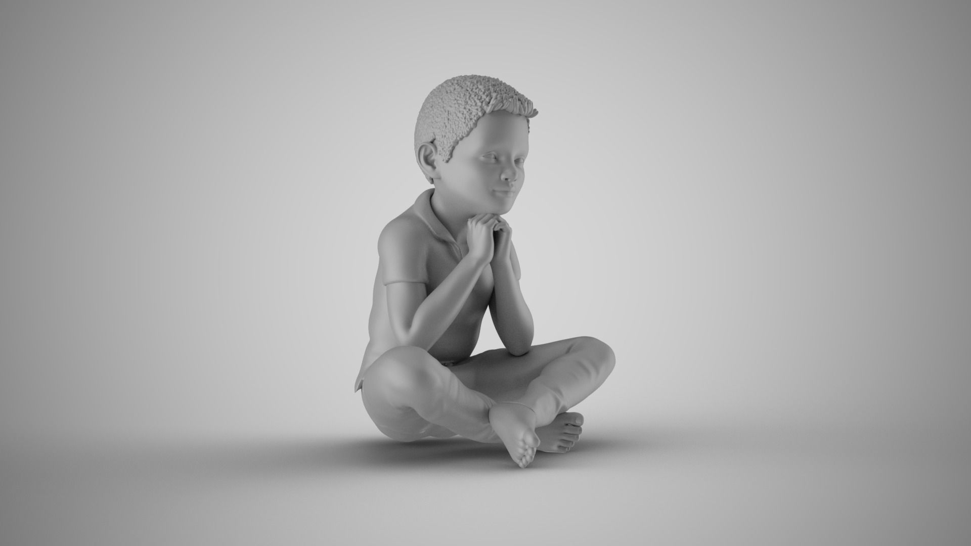 Happy Boy 2 3D print model_1
