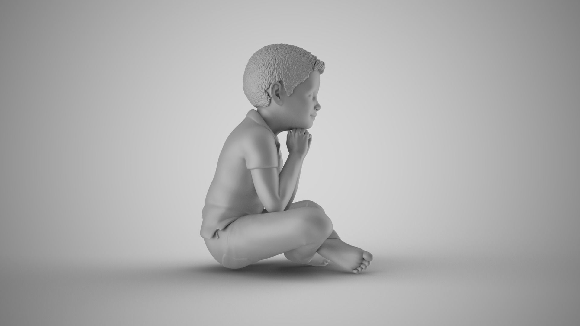 Happy Boy 2 3D print model_2