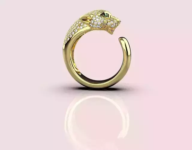 Cartier panthere ring 3D Print Model