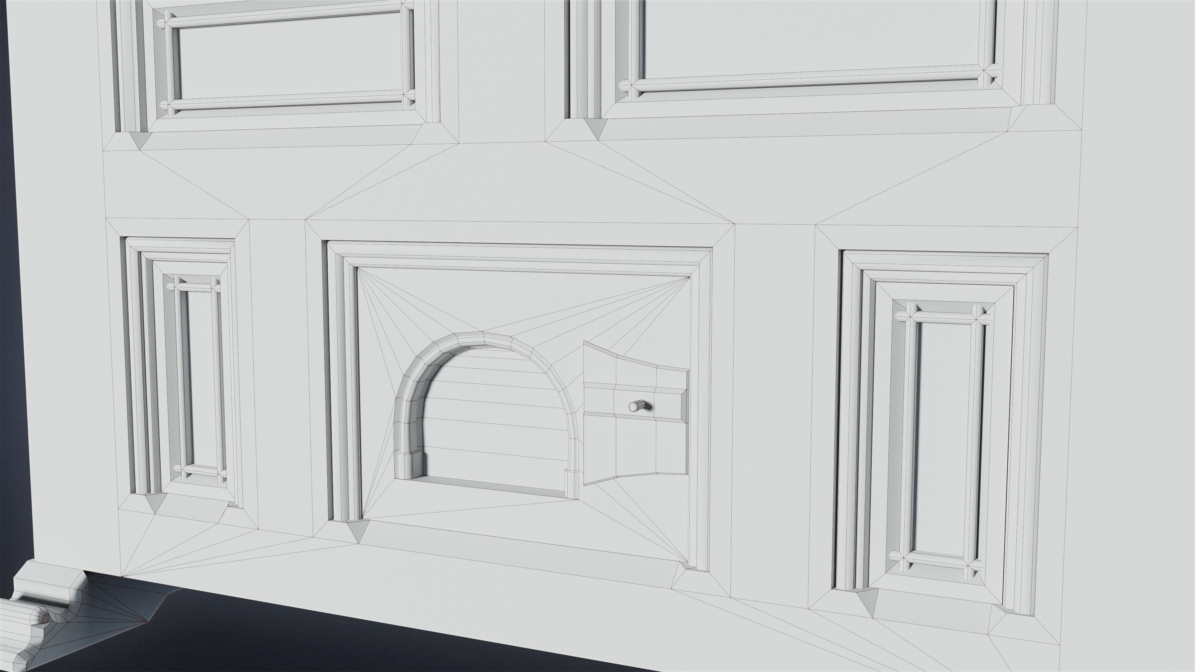 MEDIEVAL - Display Table 01 - LOW POLY Low-poly 3D model_7