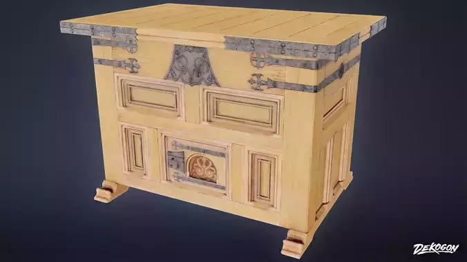 MEDIEVAL - Display Table 01 - LOW POLY