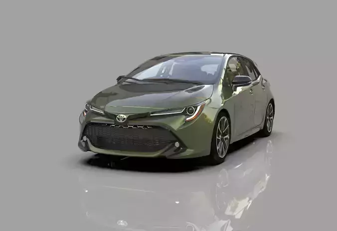 Toyota Auris corolla 2020 Organizing  3D model