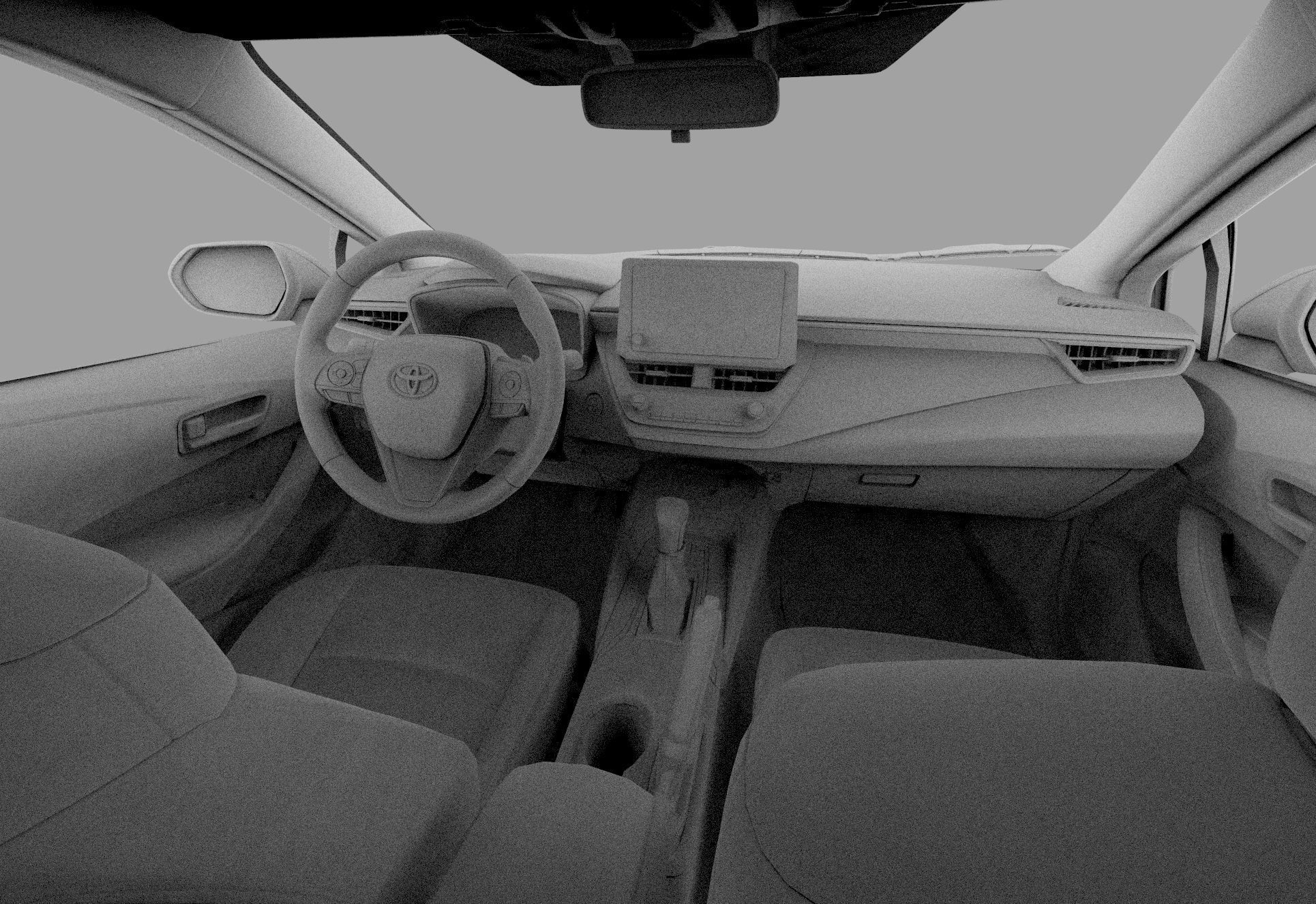 Toyota Auris corolla 2020 Organizing  3D model_21