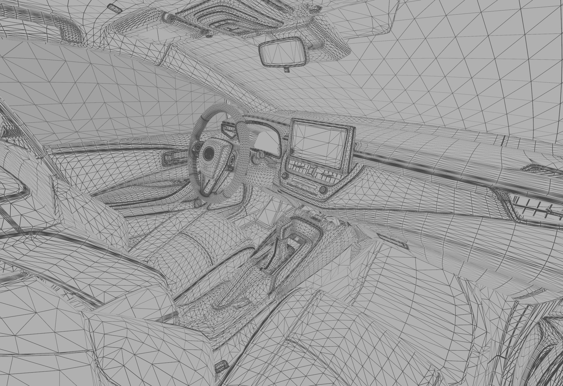 Toyota Auris corolla 2020 Organizing  3D model_32