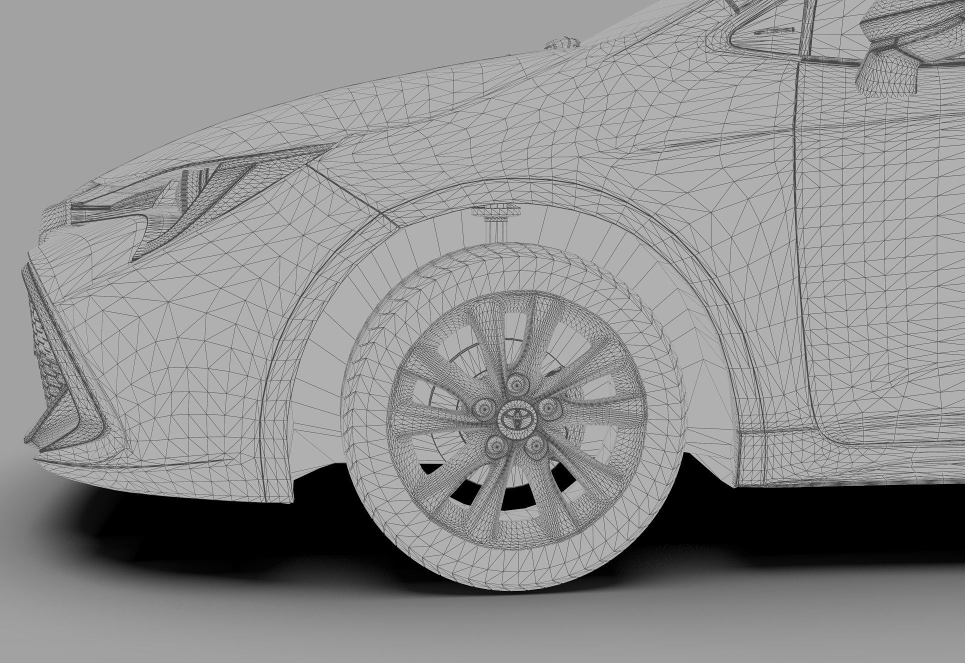 Toyota Auris corolla 2020 Organizing  3D model_29