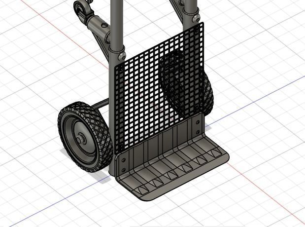 Hand Truck 3D print model_8